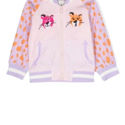 Børn Stella McCartney Kids Bomberjakke Med Dyretryk