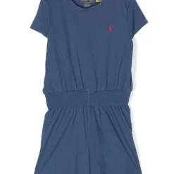 Børn Ralph Lauren Kids Polo Pony Playsuit