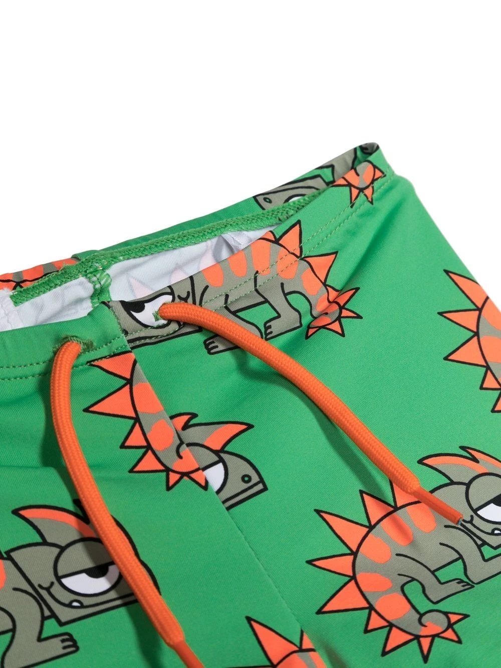 Børn Stella McCartney Kids Badeshorts Med Firbentryk Og Løbesnor 2 Børn Stella McCartney Kids Badeshorts Med Firbentryk Og Løbesnor - Image 2