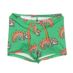 Børn Stella McCartney Kids Badeshorts Med Firbentryk Og Løbesnor