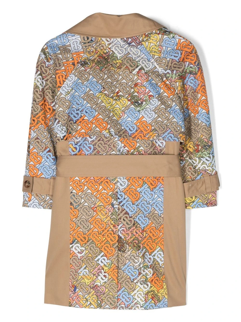 Børn Burberry Kids Trenchcoat Med Logotryk Og Monogram 2 Børn Burberry Kids Trenchcoat Med Logotryk Og Monogram - Image 2