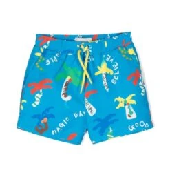 Børn Stella McCartney Kids Badeshorts Med Grafisk Tryk