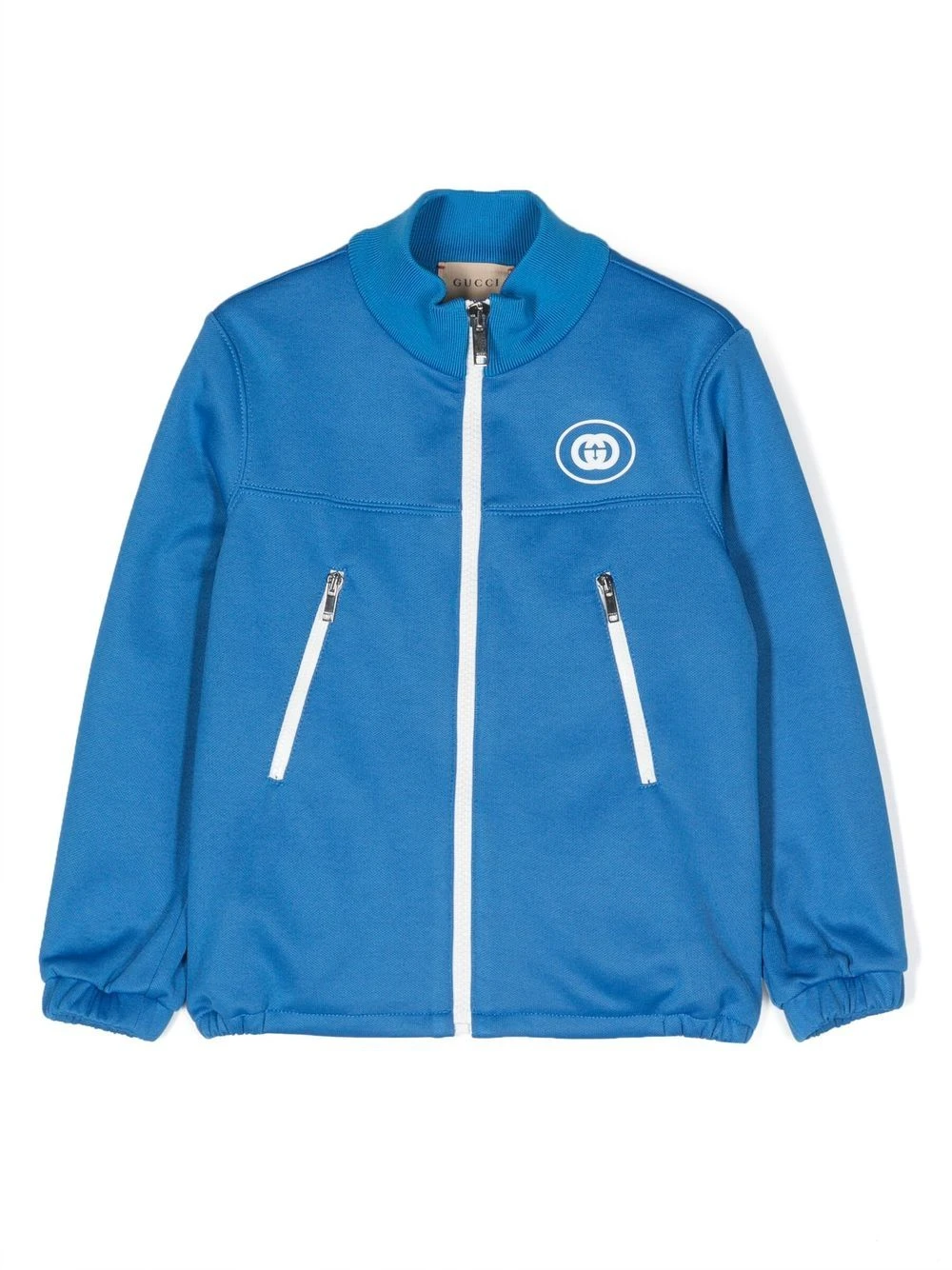 Børn Gucci Kids Jakke Med Lynlås Og GG-logo 1 Børn Gucci Kids Jakke Med Lynlås Og GG-logo