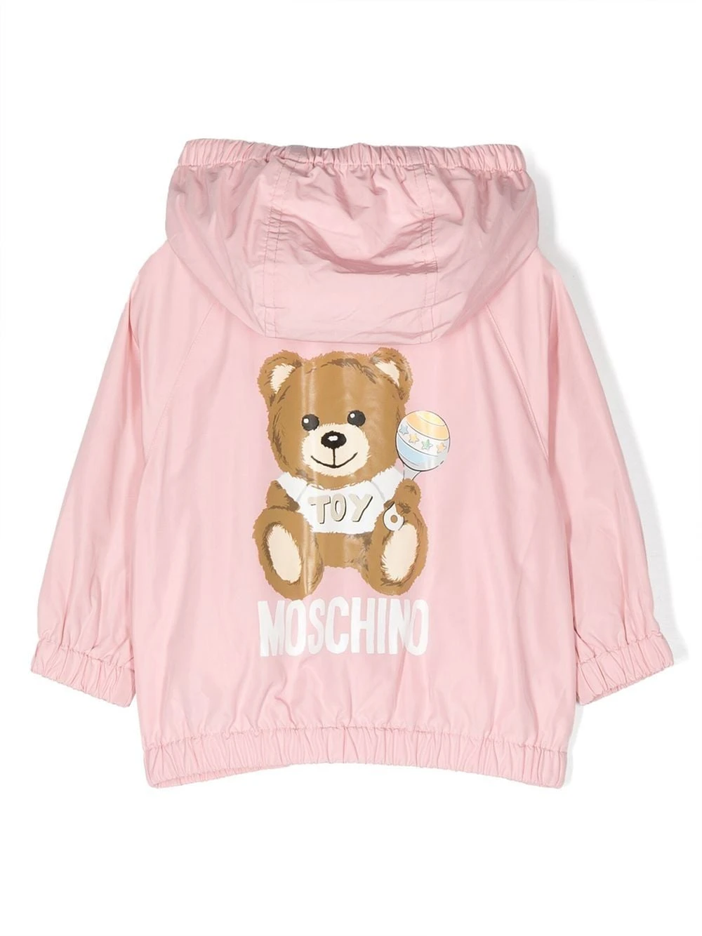 Børn Moschino Kids Hættetrøje Med Lynlås Og Bamsetryk 2 Børn Moschino Kids Hættetrøje Med Lynlås Og Bamsetryk - Image 2