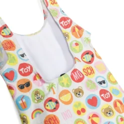 Børn Moschino Kids Badedragt Med Grafisk Tryk Og U-hals -Stella shop 19552551 43580484 1000