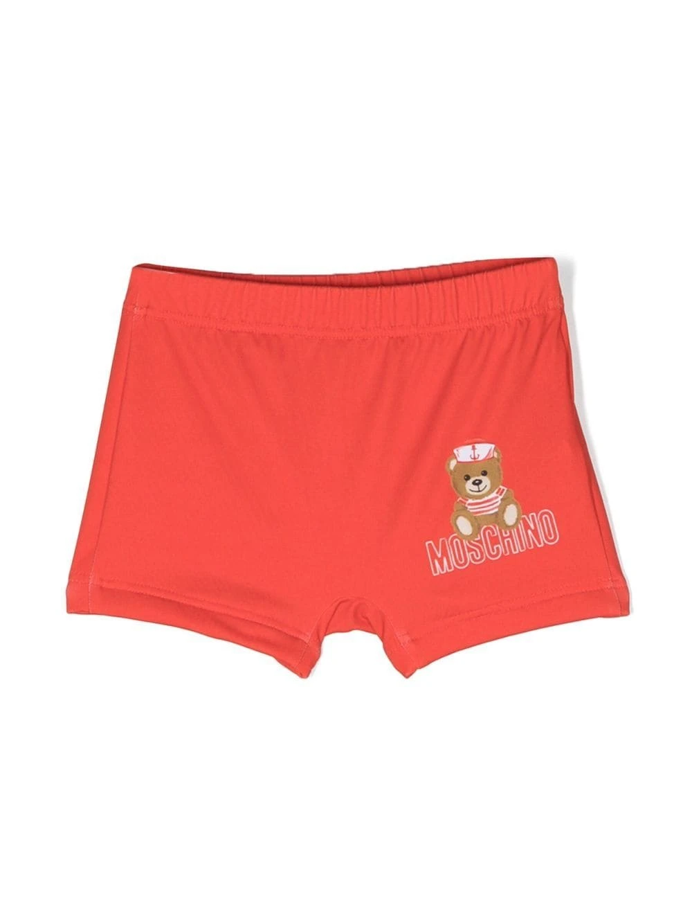 Børn Moschino Kids Badeshorts Med Logotryk 1 Børn Moschino Kids Badeshorts Med Logotryk