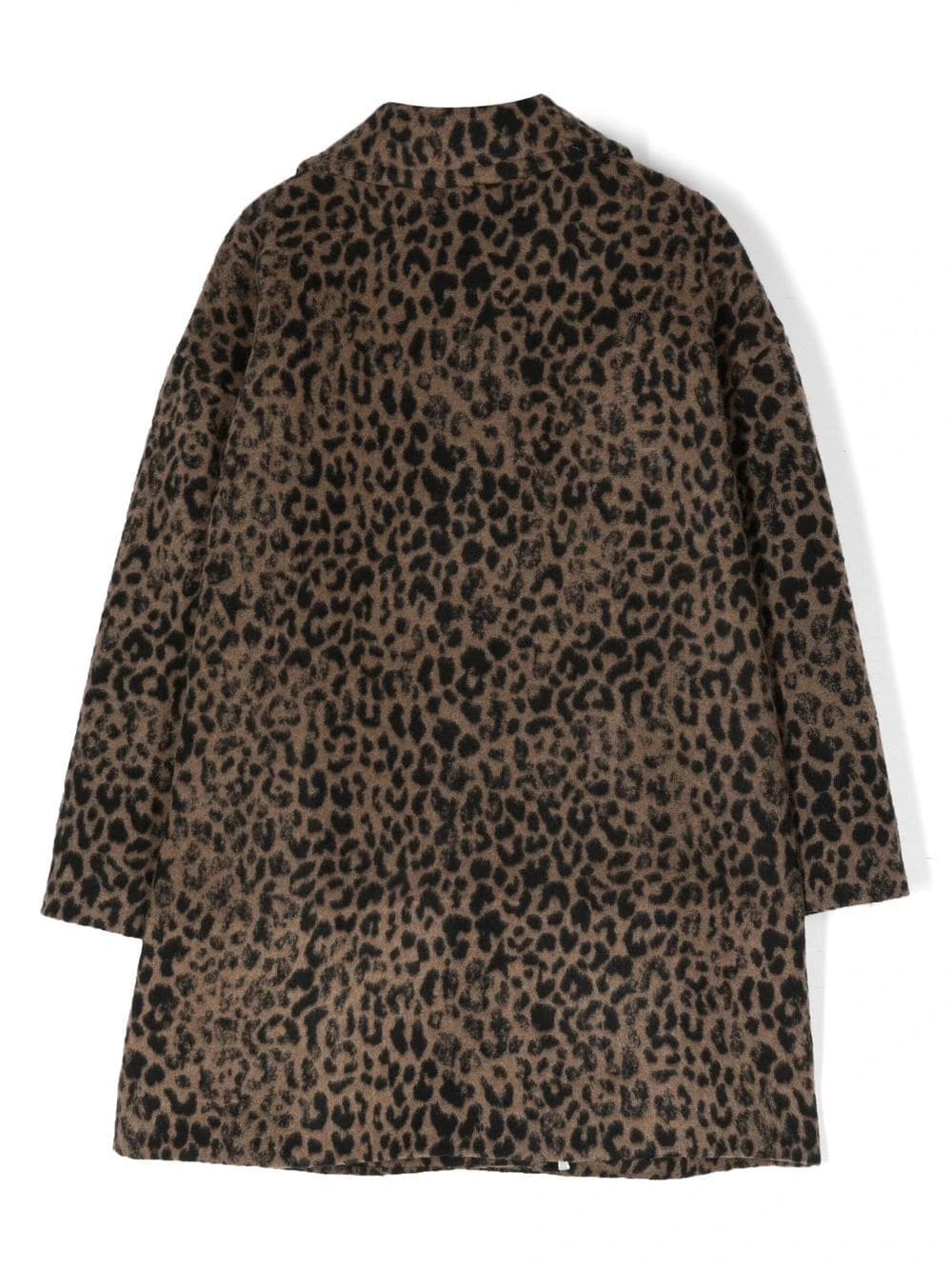 Børn Golden Goose Kids Enkeltradet Frakke Med Leopardtryk 2 Børn Golden Goose Kids Enkeltradet Frakke Med Leopardtryk - Image 2