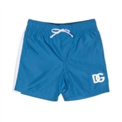 Børn Dolce & Gabbana Kids Badeshorts Med Logotryk