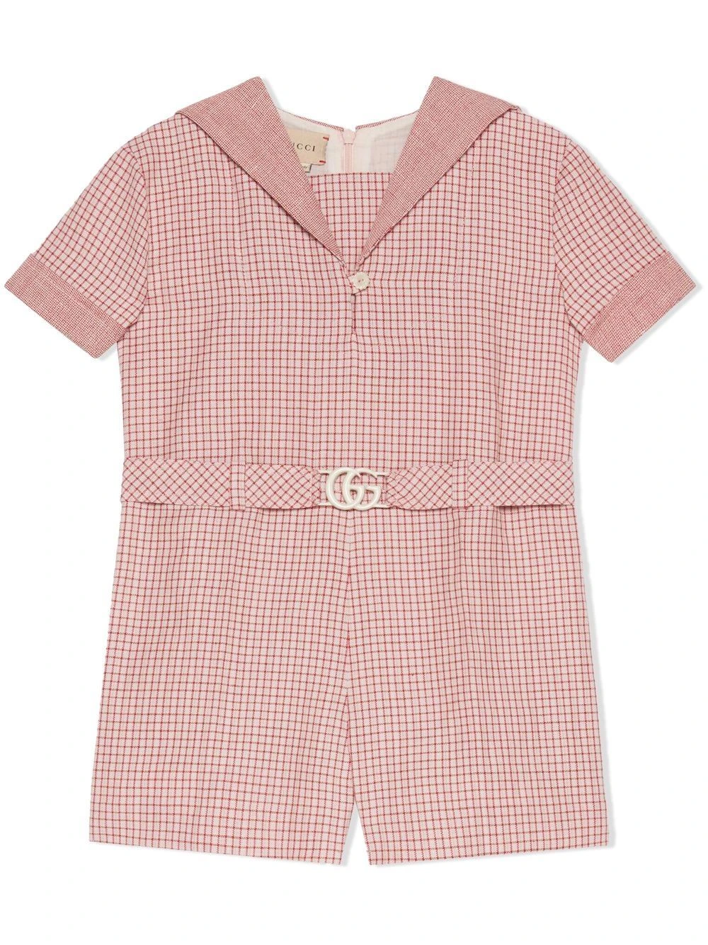Børn Gucci Kids Ternet Playsuit Med Matroskrave 1 Børn Gucci Kids Ternet Playsuit Med Matroskrave