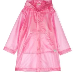 Børn Nº21 Kids Gennemsigtig Frakke Med Logotryk