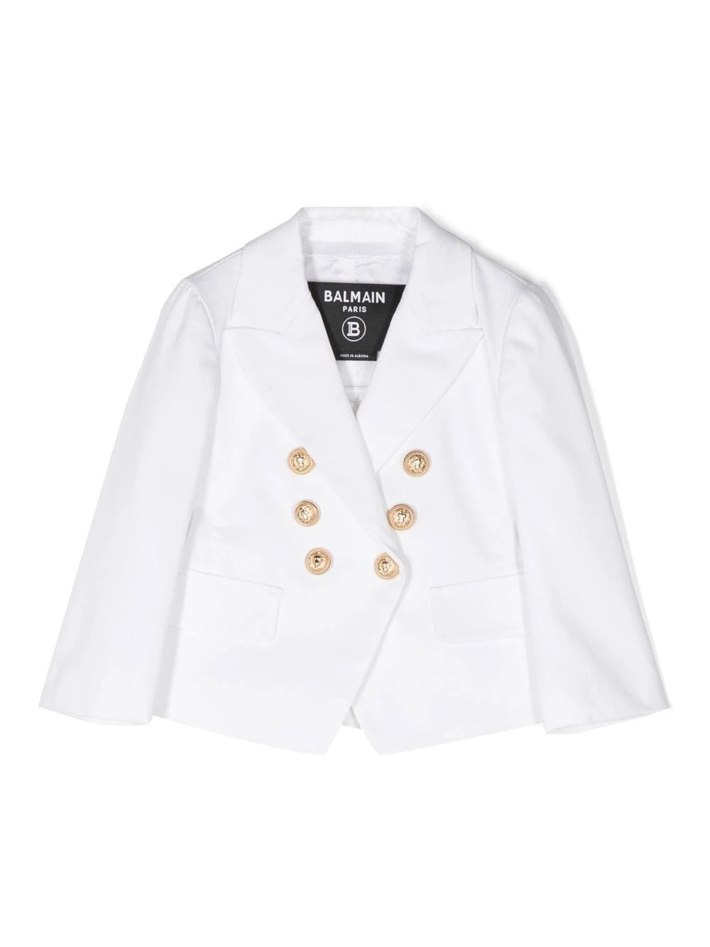 Børn Balmain Kids Blazer Med Prægede Knapper 1 Børn Balmain Kids Blazer Med Prægede Knapper