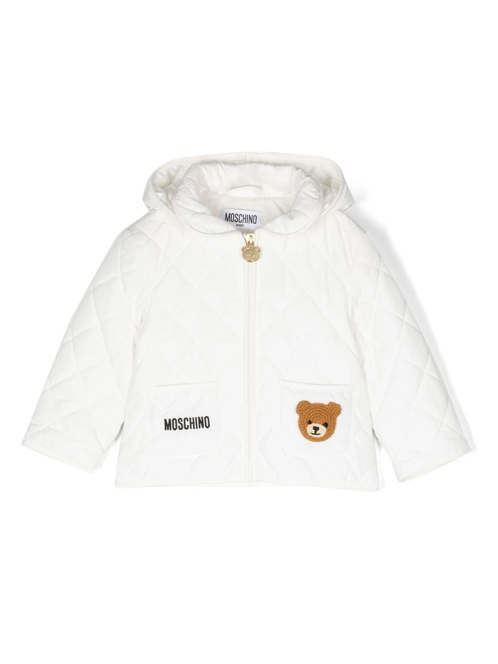 Børn Moschino Kids Teddy-dunjakke 1 Børn Moschino Kids Teddy-dunjakke
