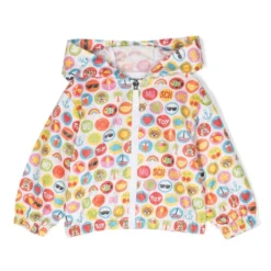 Børn Moschino Kids Let Jakke Med Grafisk Tryk