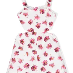 Børn MSGM Kids Playsuit Med Blomstertryk