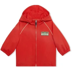 Børn Gucci Kids Jakke I Nylon Med Logomærke