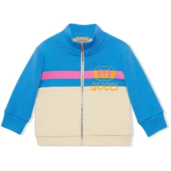 Børn Gucci Kids Tofarvet Sweatshirt Med Lynlås