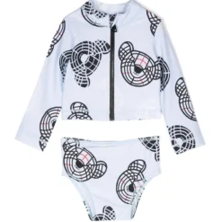 Børn Burberry Kids Tankini Med Thomas Bear-tryk