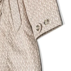 Børn Michael Kors Kids Trenchcoat Med Bælte Og Monogram -Stella shop 19737650 44601481 1000