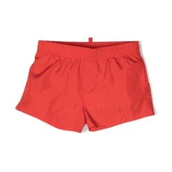 Stella shop 32 Børn Dsquared2 Kids Badeshorts Med Logo Bagpå