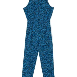 Børn Zadig & Voltaire Kids ærmeløs Jumpsuit Med Leopard-print