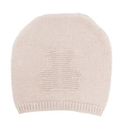 Børn Brunello Cucinelli Kids Strikket Hue Med Bamsemotiv