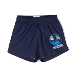 Børn Moschino Kids Badeshorts Med Logo