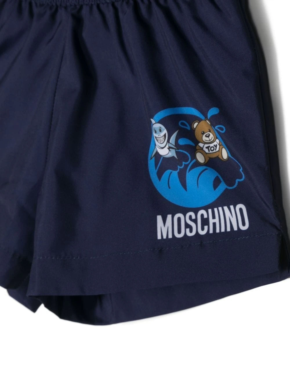 Børn Moschino Kids Badeshorts Med Logo 2 Børn Moschino Kids Badeshorts Med Logo - Image 2