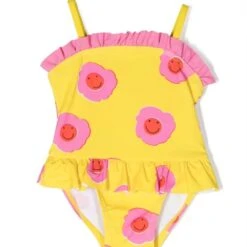 Børn Stella McCartney Kids Frynset Badedragt Med Blomstertryk