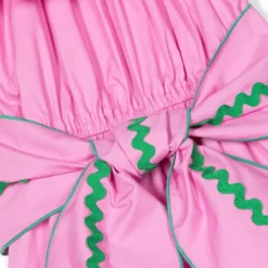 Børn Mariuccia Milano Kids Frynset Playsuit Med Off-shoulder-snit Og Bælte -Stella shop 19829351 44693351 1000