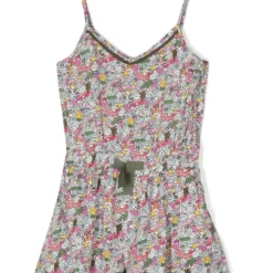 Børn Zadig & Voltaire Kids ærmeløs X Core Cho Playsuit Med Grafisk Tryk