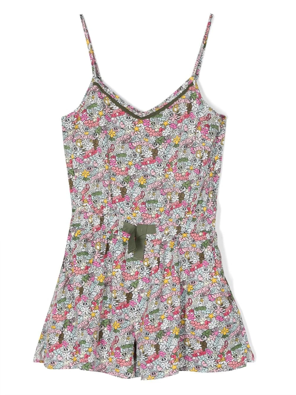 Børn Zadig & Voltaire Kids ærmeløs X Core Cho Playsuit Med Grafisk Tryk 1 Børn Zadig & Voltaire Kids ærmeløs X Core Cho Playsuit Med Grafisk Tryk