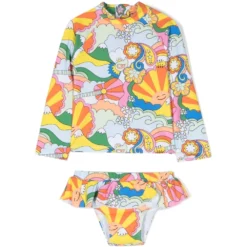 Børn Stella McCartney Kids Bikinisæt Med Grafisk Tryk