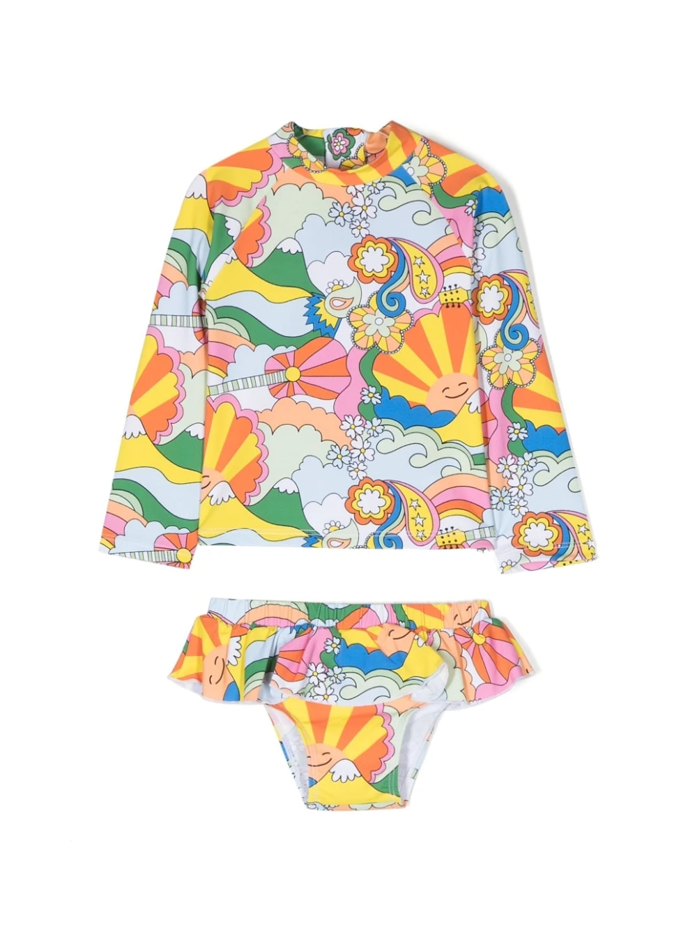 Børn Stella McCartney Kids Bikinisæt Med Grafisk Tryk 1 Børn Stella McCartney Kids Bikinisæt Med Grafisk Tryk