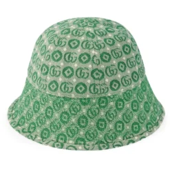 Børn Gucci Kids Hat I Jacquard Med GG-logo