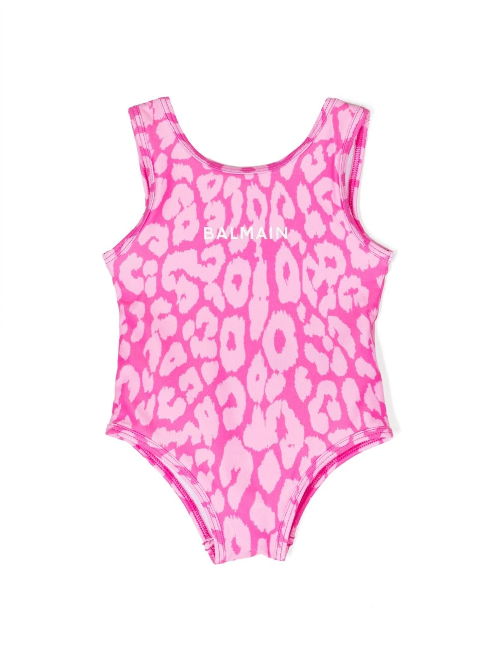 Børn Balmain Kids Badedragt Med Leopardtryk Og Logo 1 Børn Balmain Kids Badedragt Med Leopardtryk Og Logo