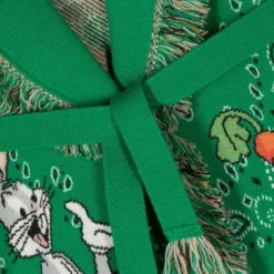 Børn Alanui Kids Cardigan Med Bugs Bunny-tryk Og Bundet Talje -Stella shop 19872113 44845037 1000