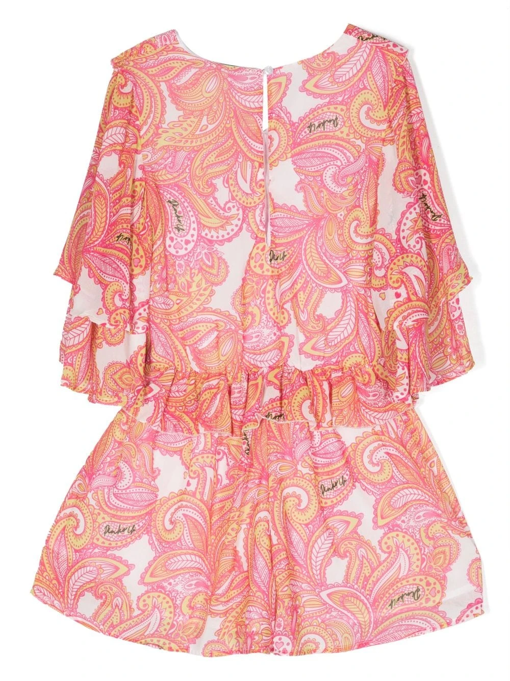 Børn Pinko Kids Playsuit Med Geometrisk Tryk 2 Børn Pinko Kids Playsuit Med Geometrisk Tryk - Image 2