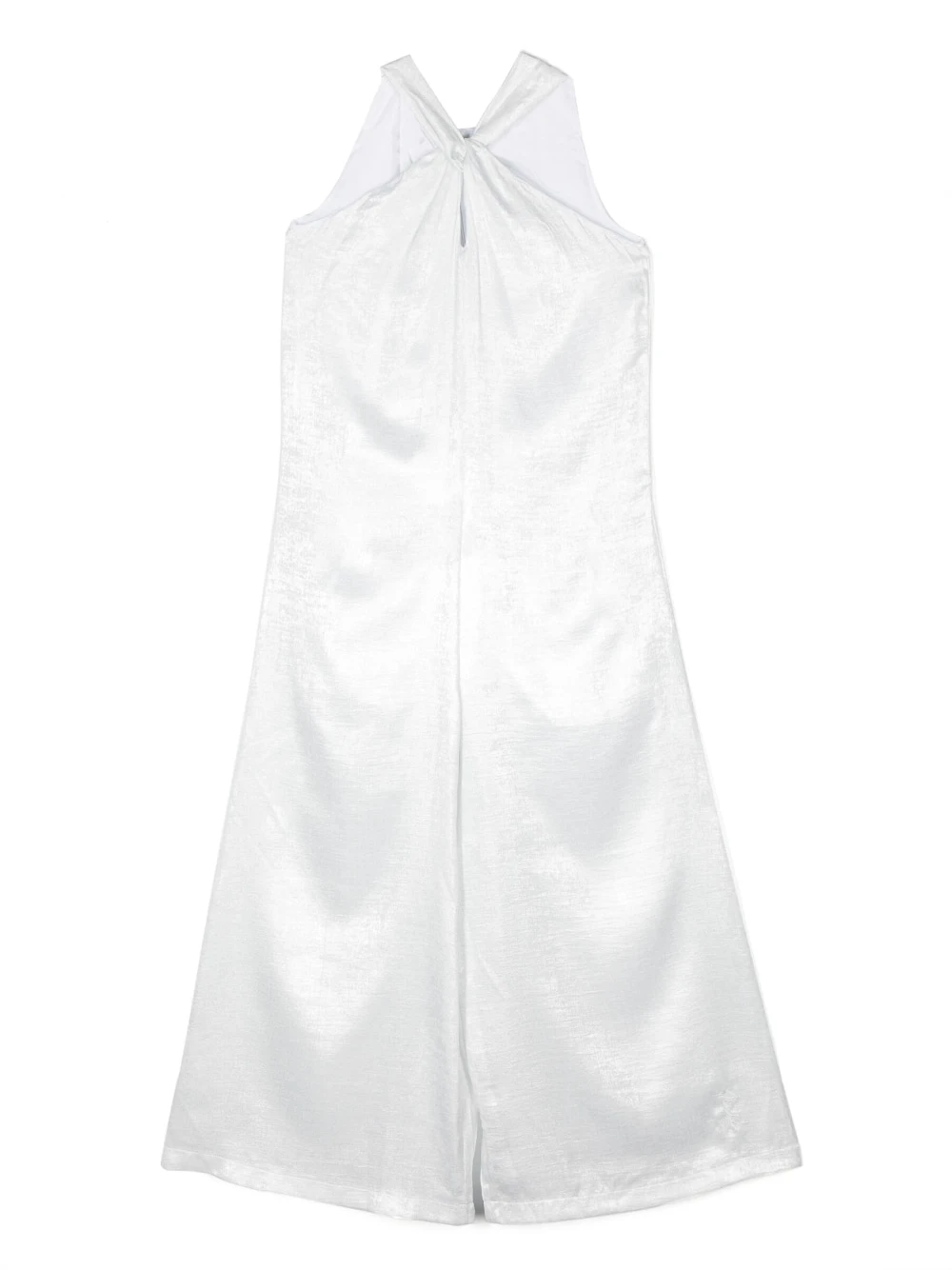 Børn Pinko Kids Jumpsuit I Satin Med Brede Ben 1 Børn Pinko Kids Jumpsuit I Satin Med Brede Ben