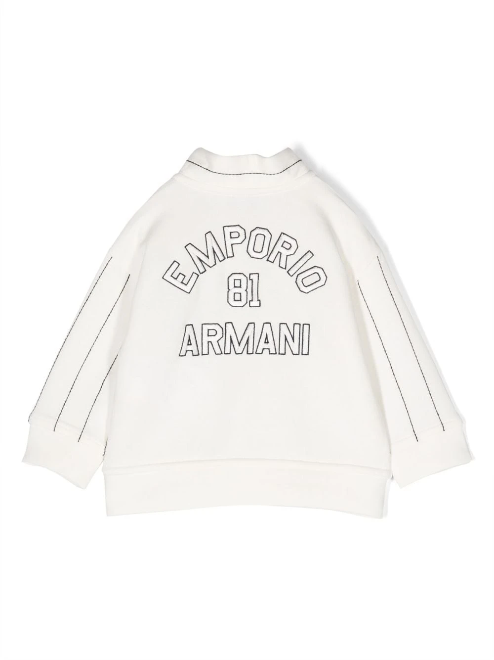 Børn Emporio Armani Kids Jakke Med Stribedetalje Og Lynlås 2 Børn Emporio Armani Kids Jakke Med Stribedetalje Og Lynlås - Image 2