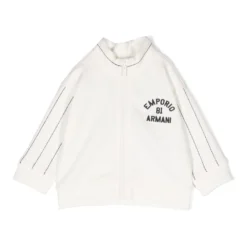 Børn Emporio Armani Kids Jakke Med Stribedetalje Og Lynlås
