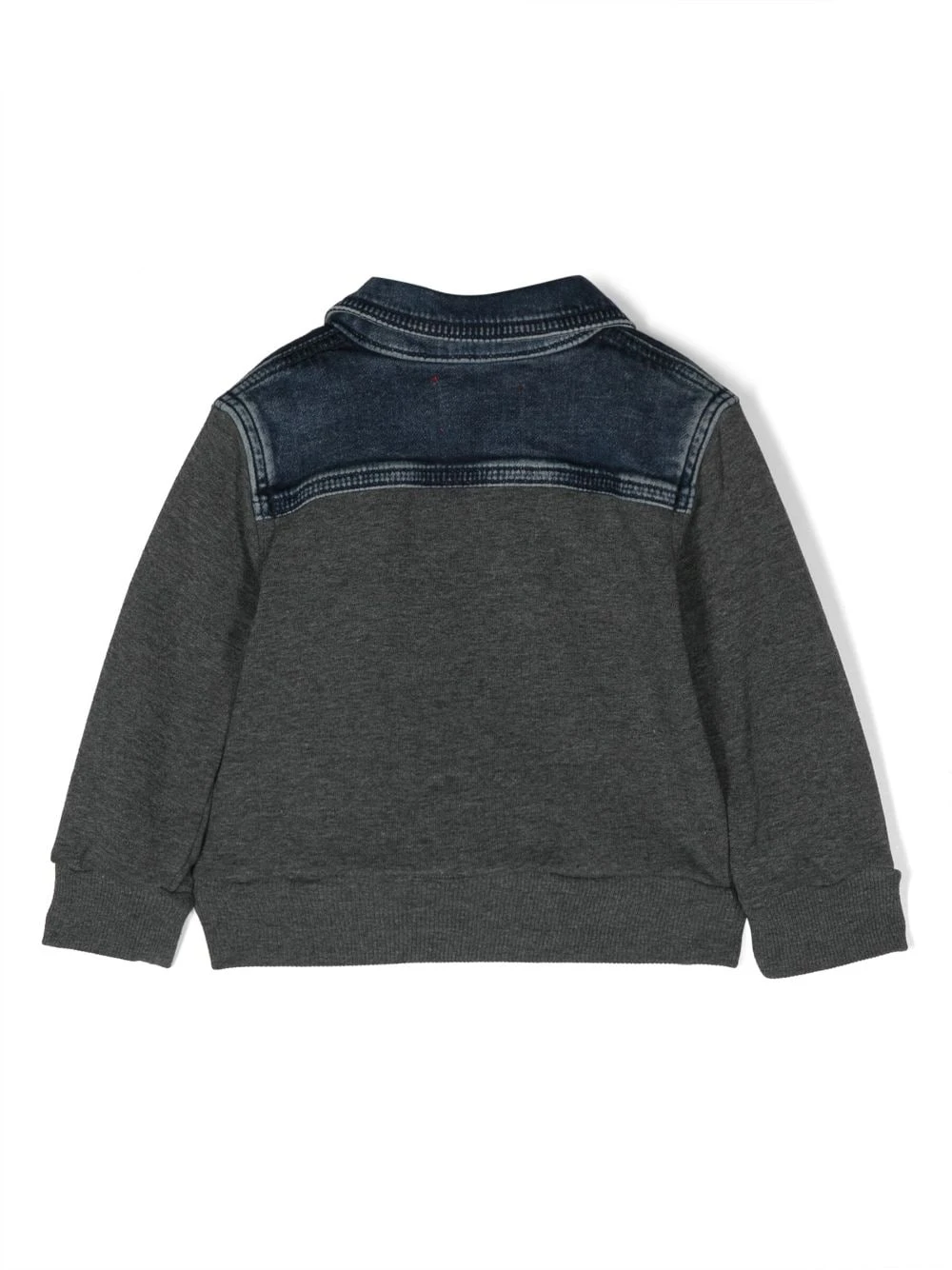 Børn Diesel Kids Denimjakke Med Logo Og Paneler 2 Børn Diesel Kids Denimjakke Med Logo Og Paneler - Image 2