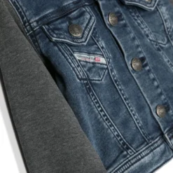 Børn Diesel Kids Denimjakke Med Logo Og Paneler 5 Børn Diesel Kids Denimjakke Med Logo Og Paneler -Stella shop 19966268 50319298 1000