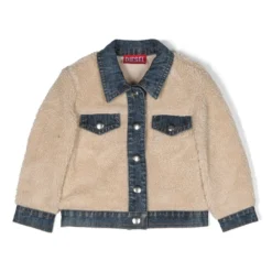 Børn Diesel Kids Denimjakke Med Rulamspaneler