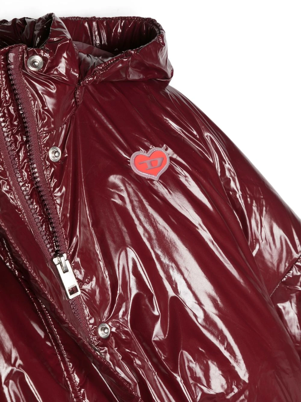 Børn Diesel Kids Joriny Dynejakke Med Hætte 3 Børn Diesel Kids Joriny Dynejakke Med Hætte - Image 3