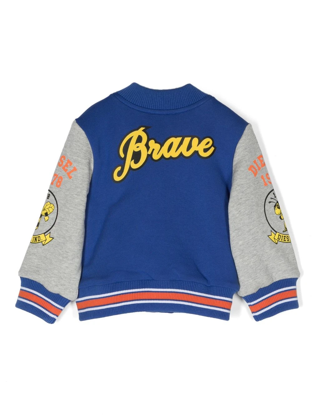 Børn Diesel Kids Bomberjakke Med Logotryk 2 Børn Diesel Kids Bomberjakke Med Logotryk - Image 2