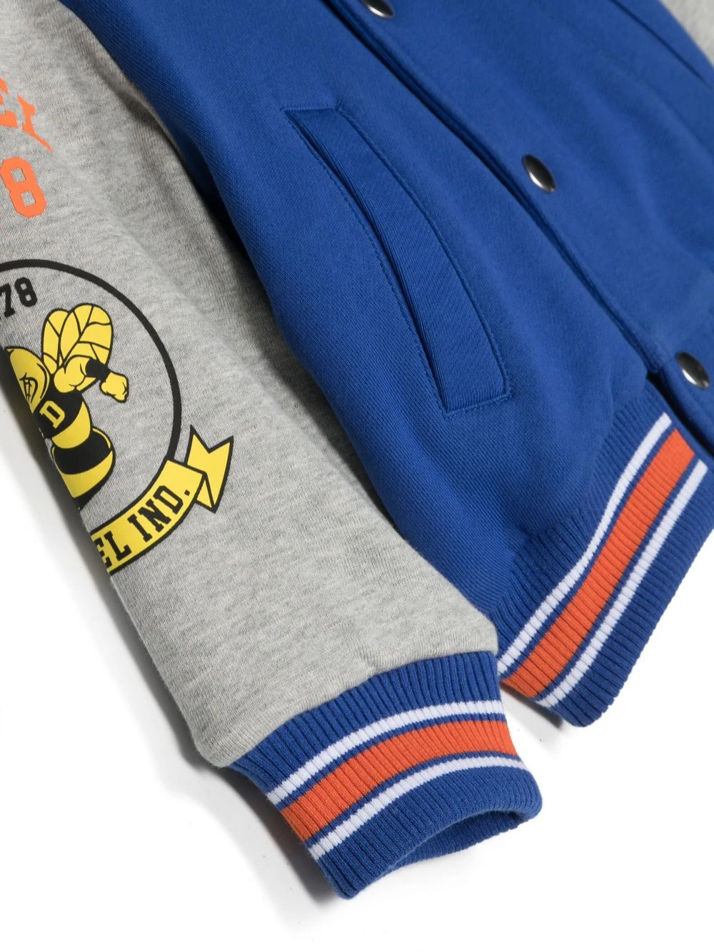 Børn Diesel Kids Bomberjakke Med Logotryk 3 Børn Diesel Kids Bomberjakke Med Logotryk - Image 3