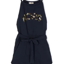 Børn Michael Kors Kids ærmeløs Playsuit Med Logotryk