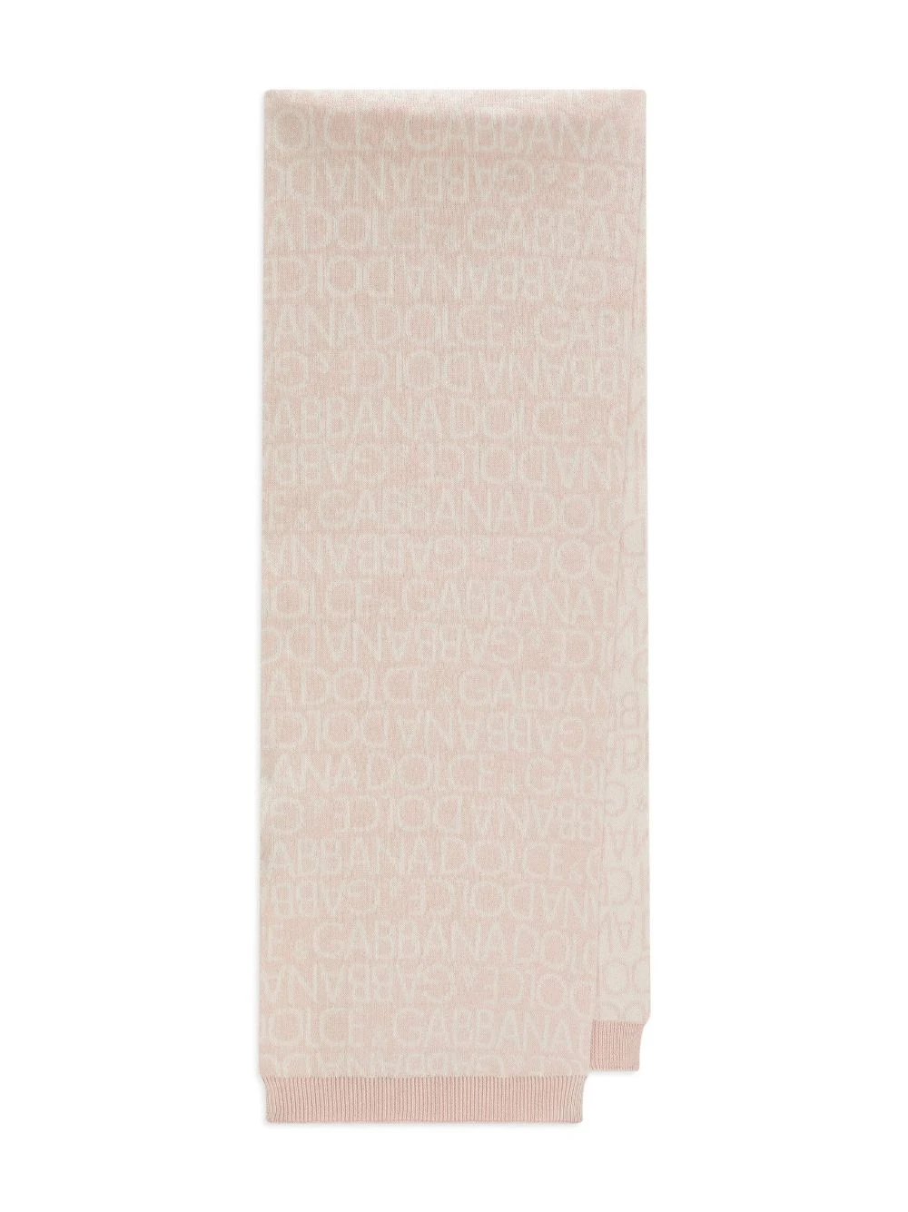 Børn Dolce & Gabbana Kids Intarsiastrikket Tørklæde Med Logo 2 Børn Dolce & Gabbana Kids Intarsiastrikket Tørklæde Med Logo - Image 2