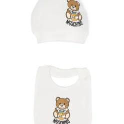 Børn Moschino Kids Hue-sæt Med Bamse-motiv