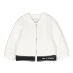 Børn Emporio Armani Kids Bomberjakke Med Elastik Og Logo